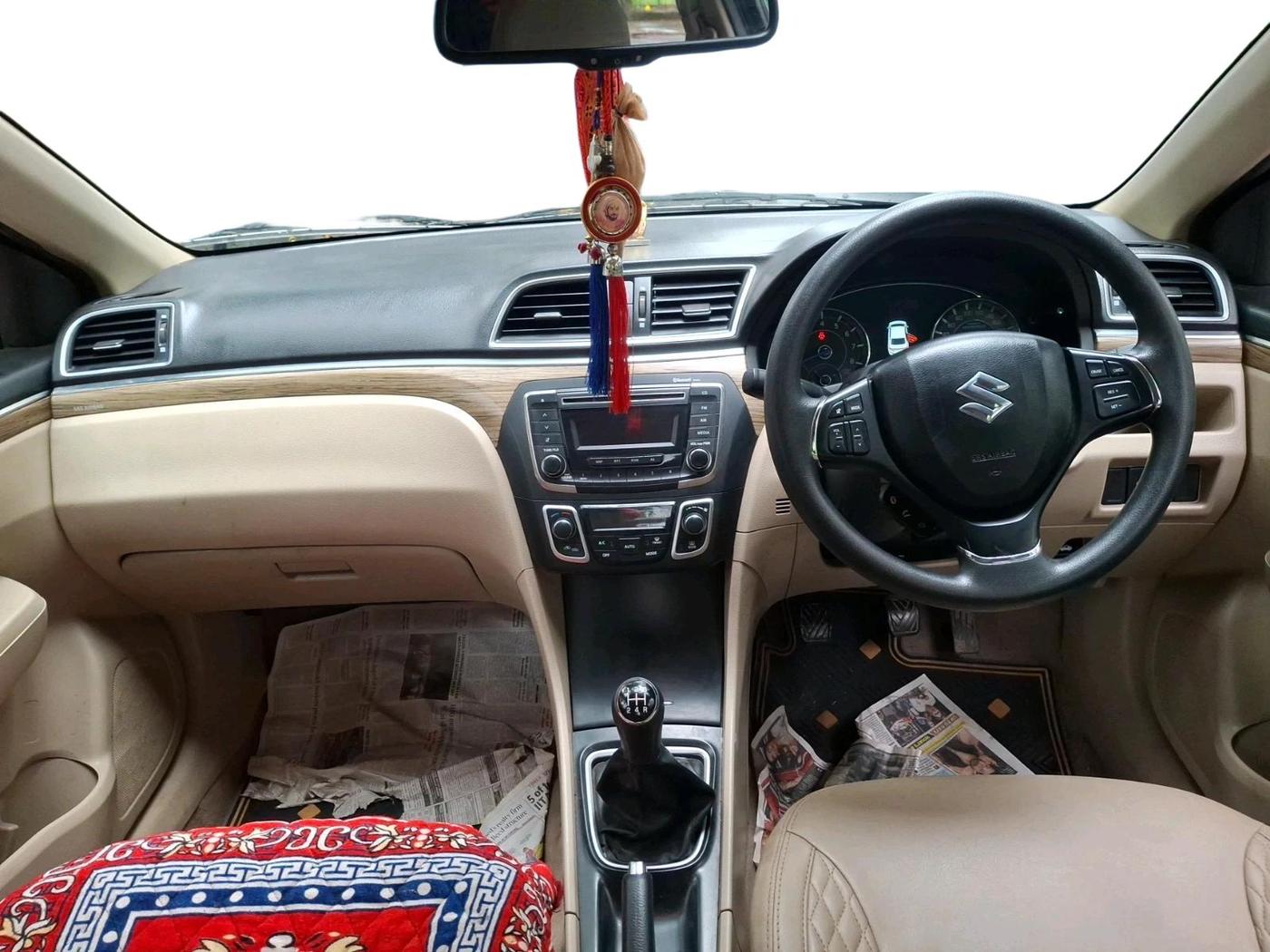 2018 Maruti Ciaz ZETA 1.5 SHVS MT PETROL, Petrol, Manual, 60,031 km, interior