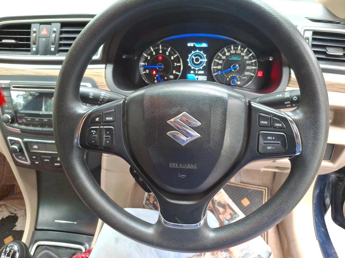 2018 Maruti Ciaz ZETA 1.5 SHVS MT PETROL, Petrol, Manual, 60,031 km, interior