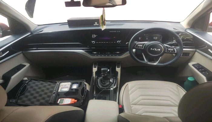 2023 KIA CARENS LUXURY PLUS 1.5 PETROL DCT 7 STR, Petrol, Automatic, 22,684 km, interior