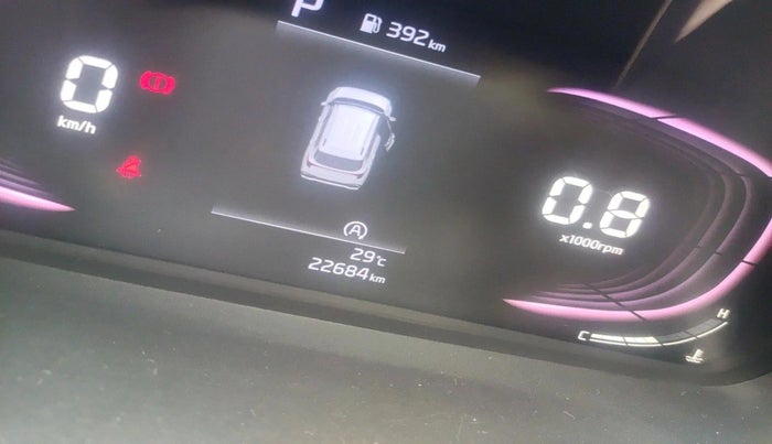 2023 KIA CARENS LUXURY PLUS 1.5 PETROL DCT 7 STR, Petrol, Automatic, 22,684 km, interior