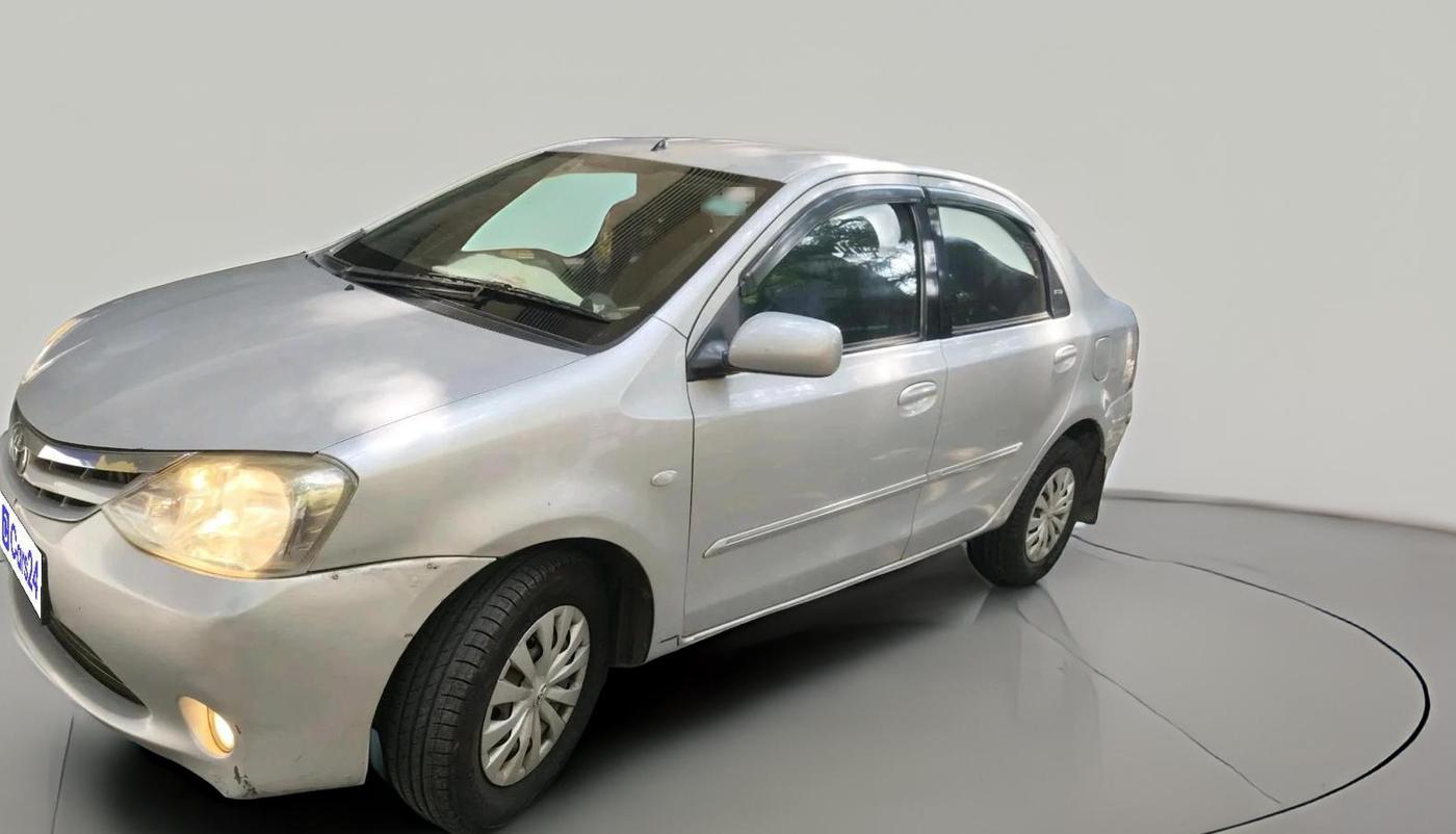 2011 Toyota Etios G, Petrol, Manual, 82,008 km, exterior
