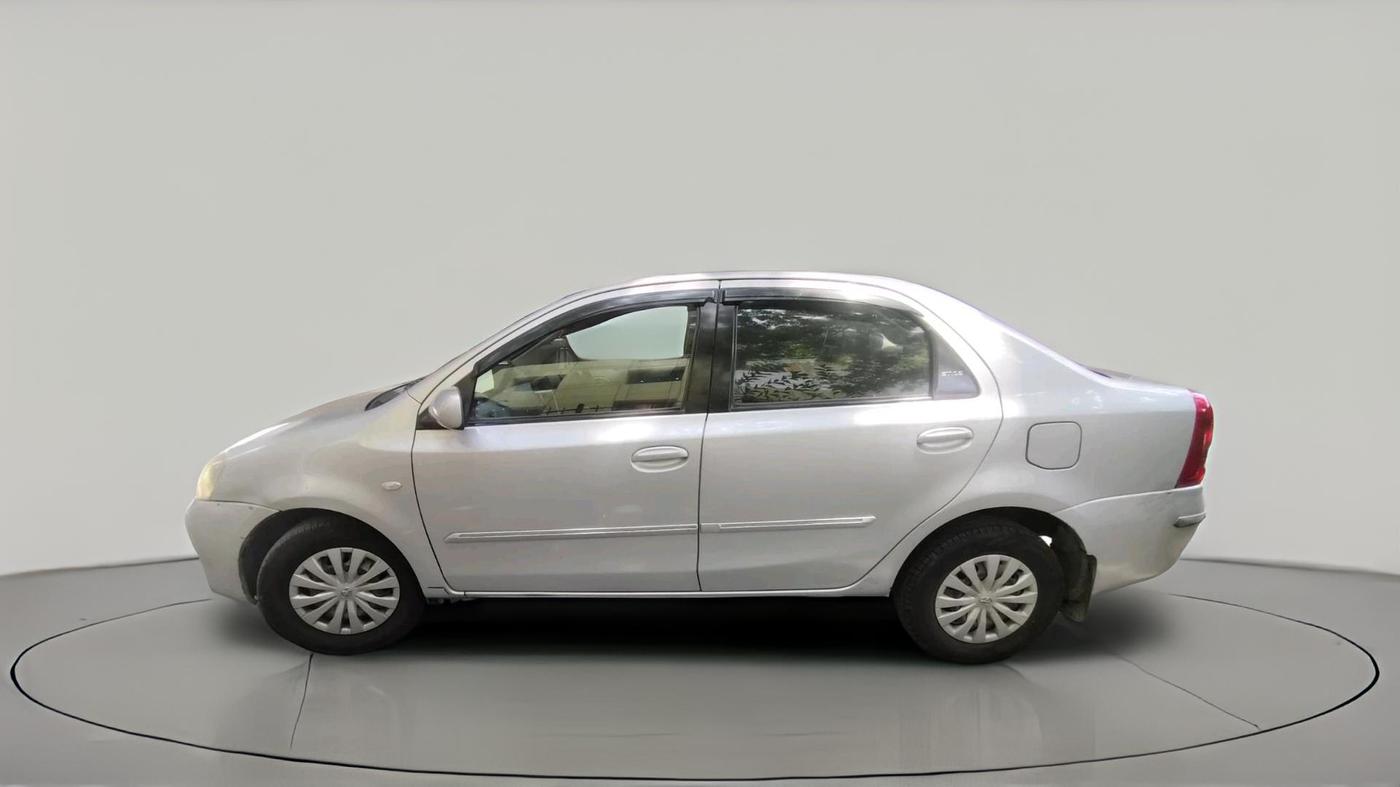2011 Toyota Etios G, Petrol, Manual, 82,008 km, exterior