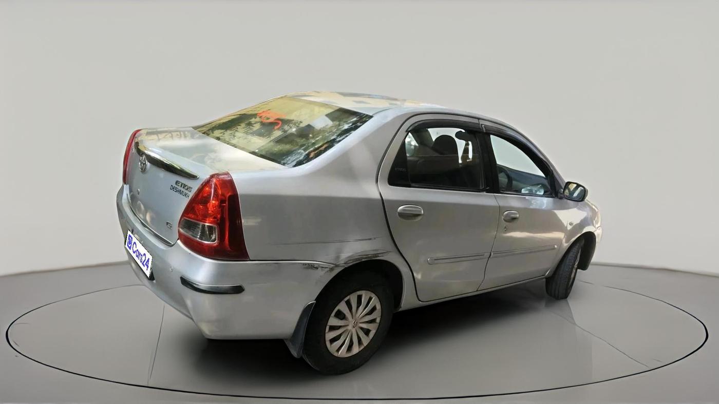 2011 Toyota Etios G, Petrol, Manual, 82,008 km, exterior