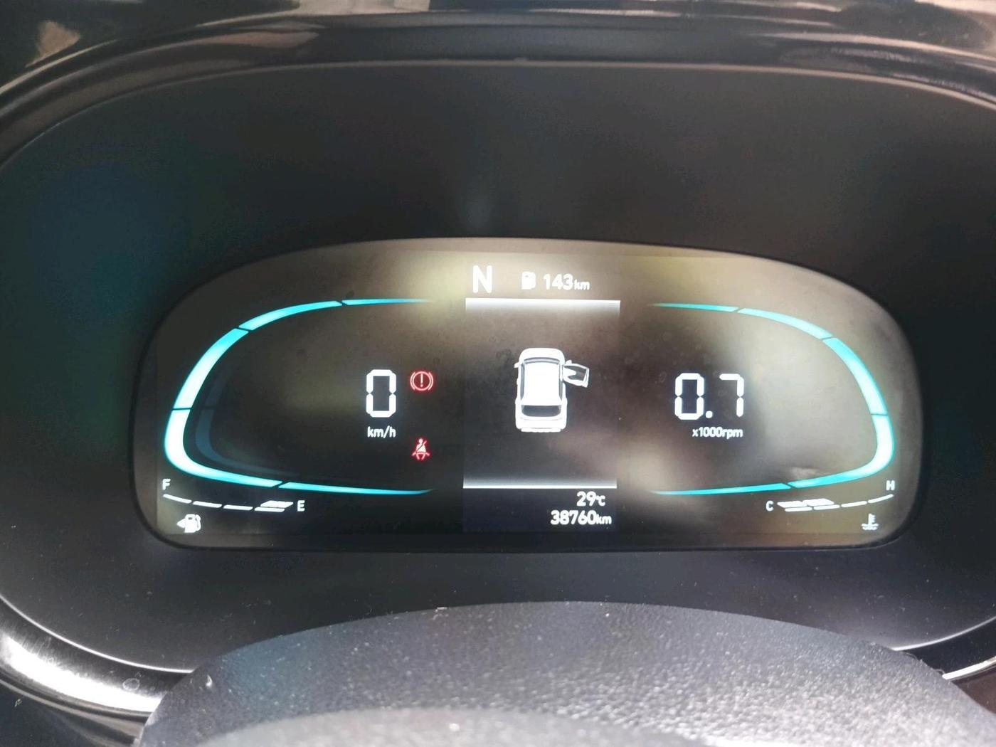 2024 Hyundai EXTER SX(O) 1.2 AMT, Petrol, Automatic, 38,760 km, interior