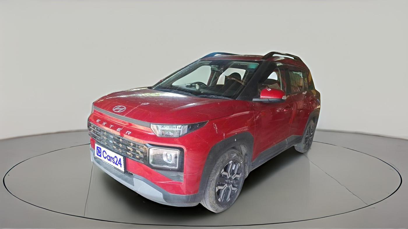 2024 Hyundai EXTER SX(O) CONNECT 1.2 AMT, Petrol, Automatic, 27,651 km, exterior