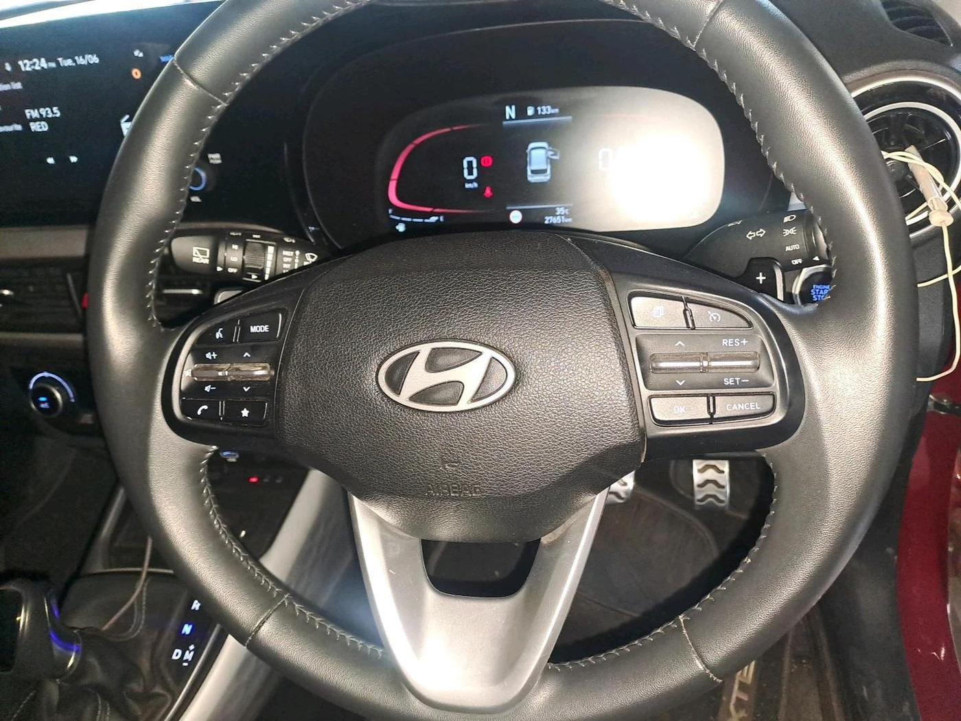 2024 Hyundai EXTER SX(O) CONNECT 1.2 AMT, Petrol, Automatic, 27,651 km, interior