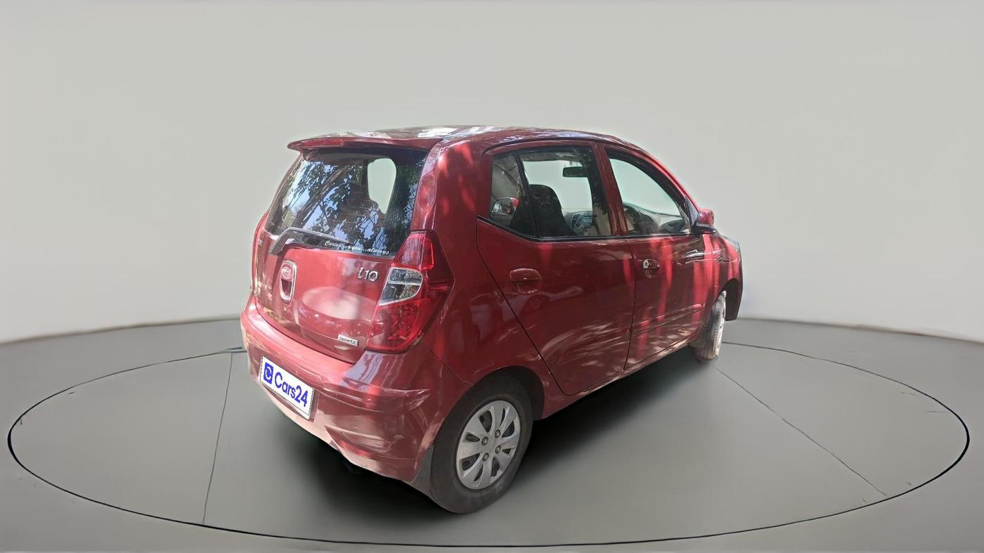 2012 Hyundai i10 SPORTZ 1.2, Petrol, Manual, 37,998 km, exterior