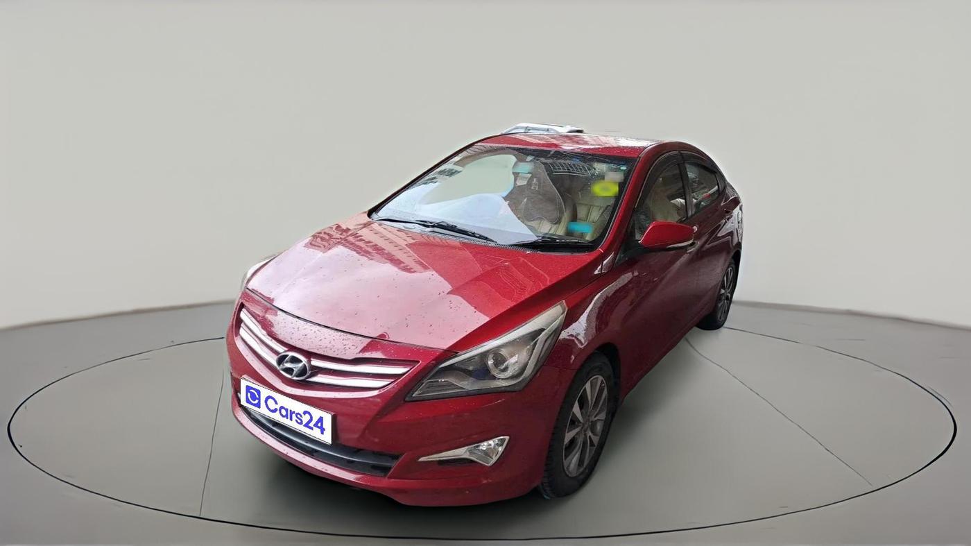 2015 Hyundai Verna FLUIDIC 4S 1.6 VTVT S AT, CNG, Automatic, 84,104 km, exterior