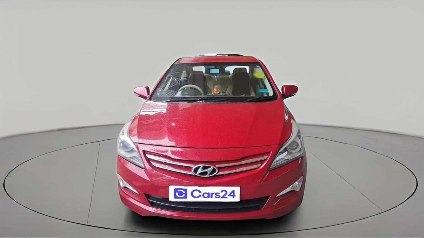 2015 Hyundai Verna FLUIDIC 4S 1.6 VTVT S AT, CNG, Automatic, 84,104 km, exterior