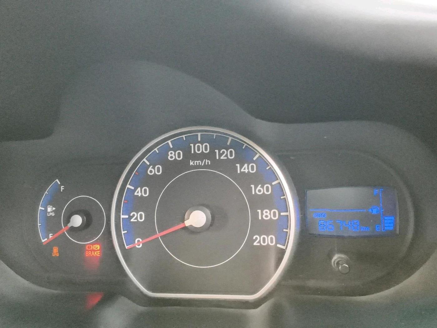 2012 Hyundai i10 MAGNA 1.1 LPG, Petrol, Manual, 86,748 km, interior