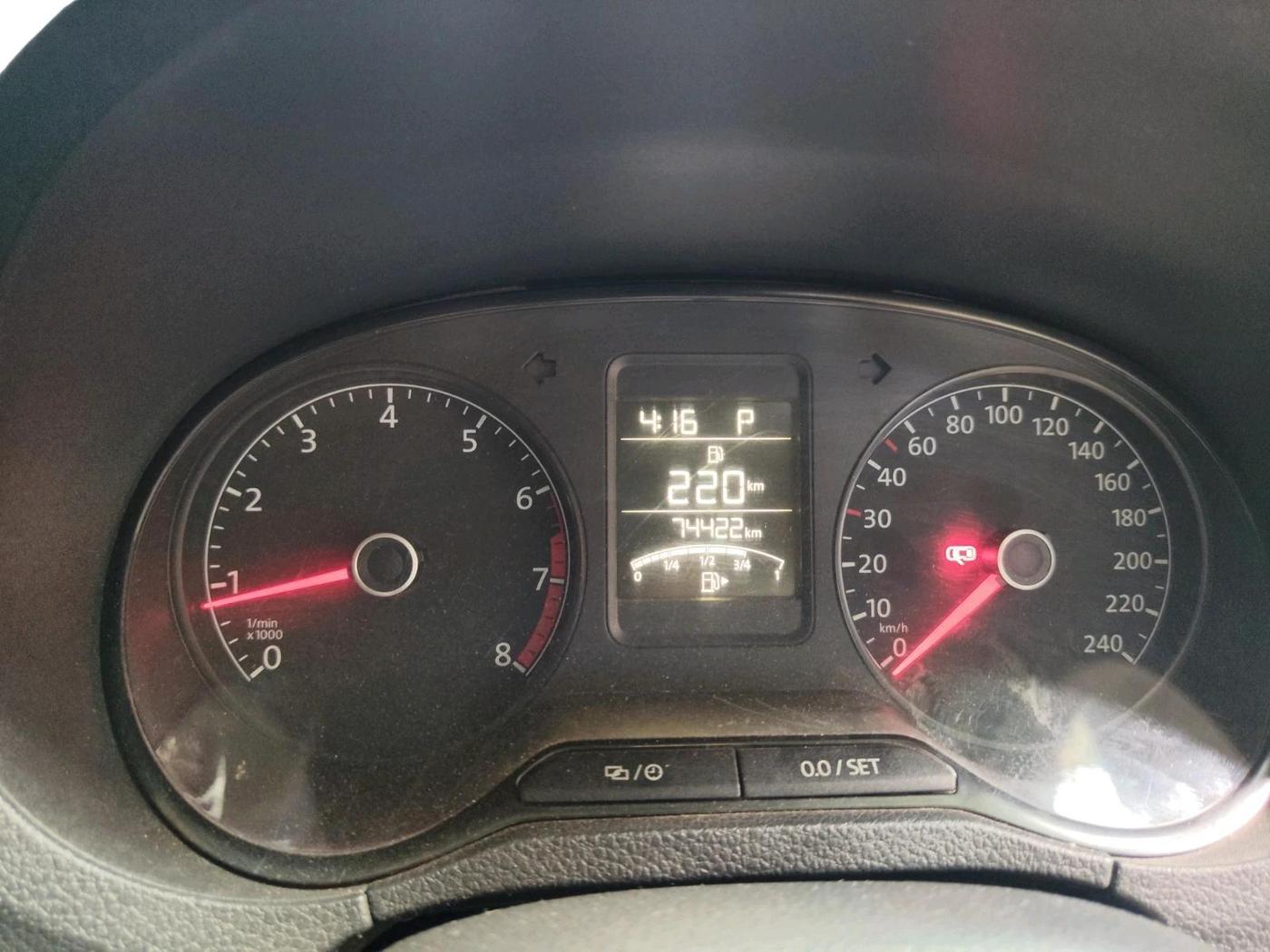 2015 Volkswagen Polo GT TSI AT, Petrol, Automatic, 74,422 km, interior