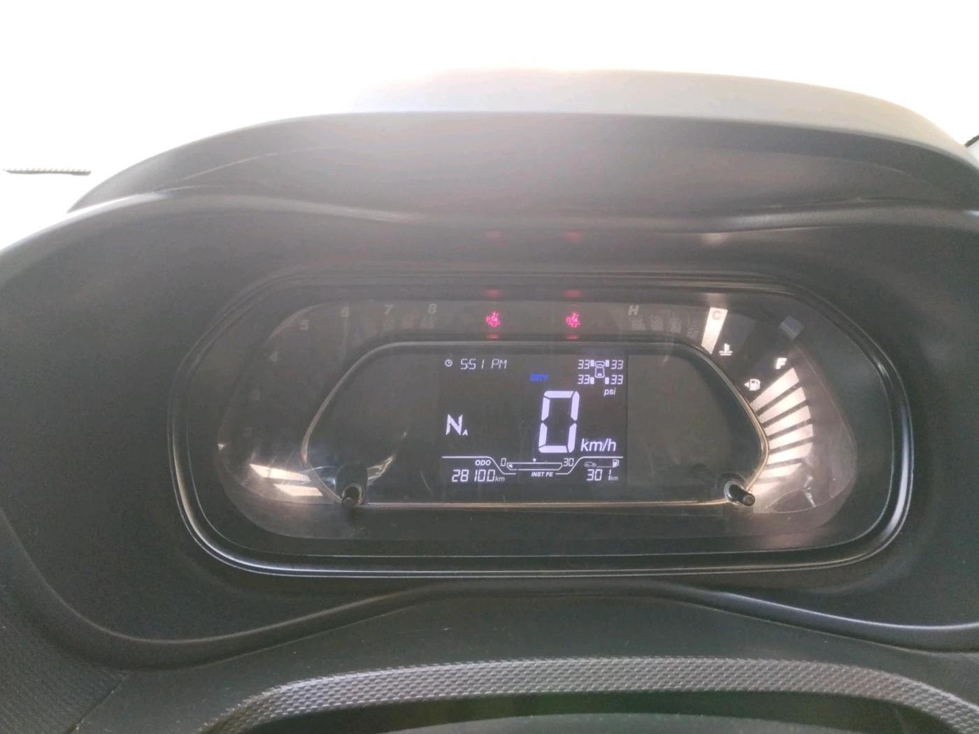2023 Tata NEXON XZA PLUS LUX SUNROOF RED DARK PETROL, Petrol, Automatic, 28,100 km, interior