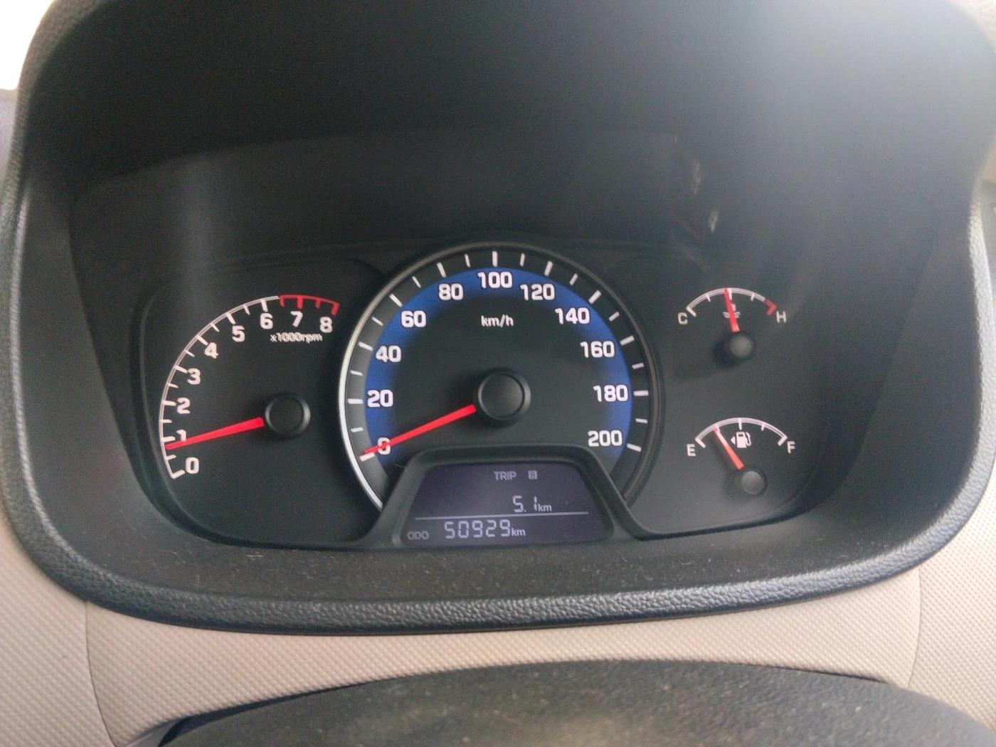 2014 Hyundai Xcent S 1.2, Petrol, Manual, 50,929 km, interior