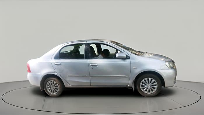 2012 Toyota Etios G, Petrol, Manual, 98,435 km, exterior
