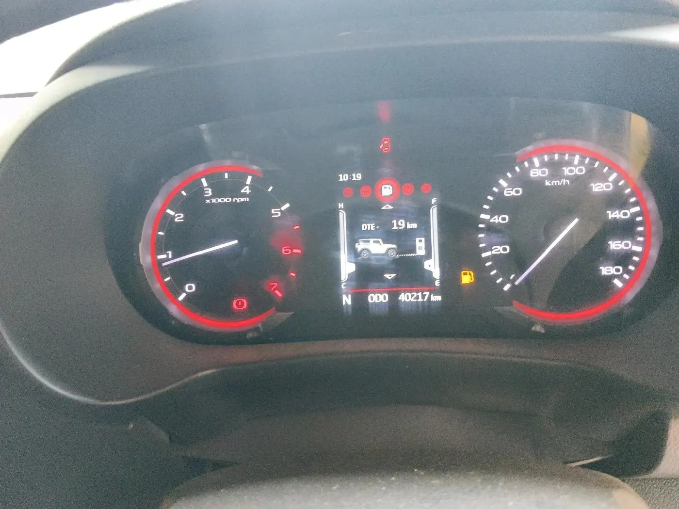 2023 Mahindra Thar LX HT PETROL 4WD MT, Petrol, Manual, 40,217 km, interior