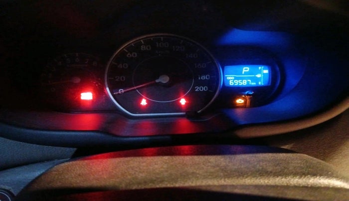 2011 Hyundai i10 SPORTZ 1.2 AT, CNG, Automatic, 69,587 km, interior