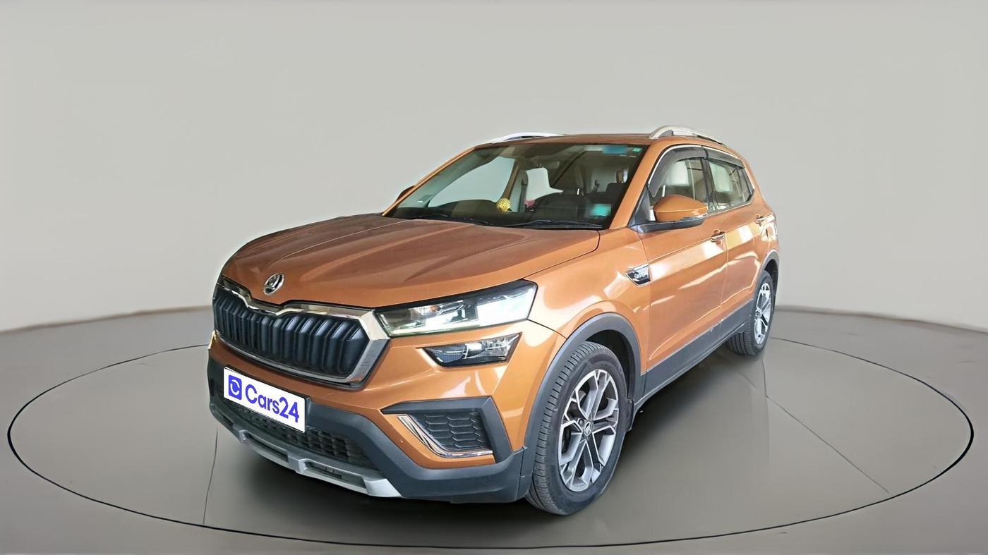 2021 Skoda KUSHAQ STYLE 1.0L TSI AT, Petrol, Automatic, 59,833 km, exterior