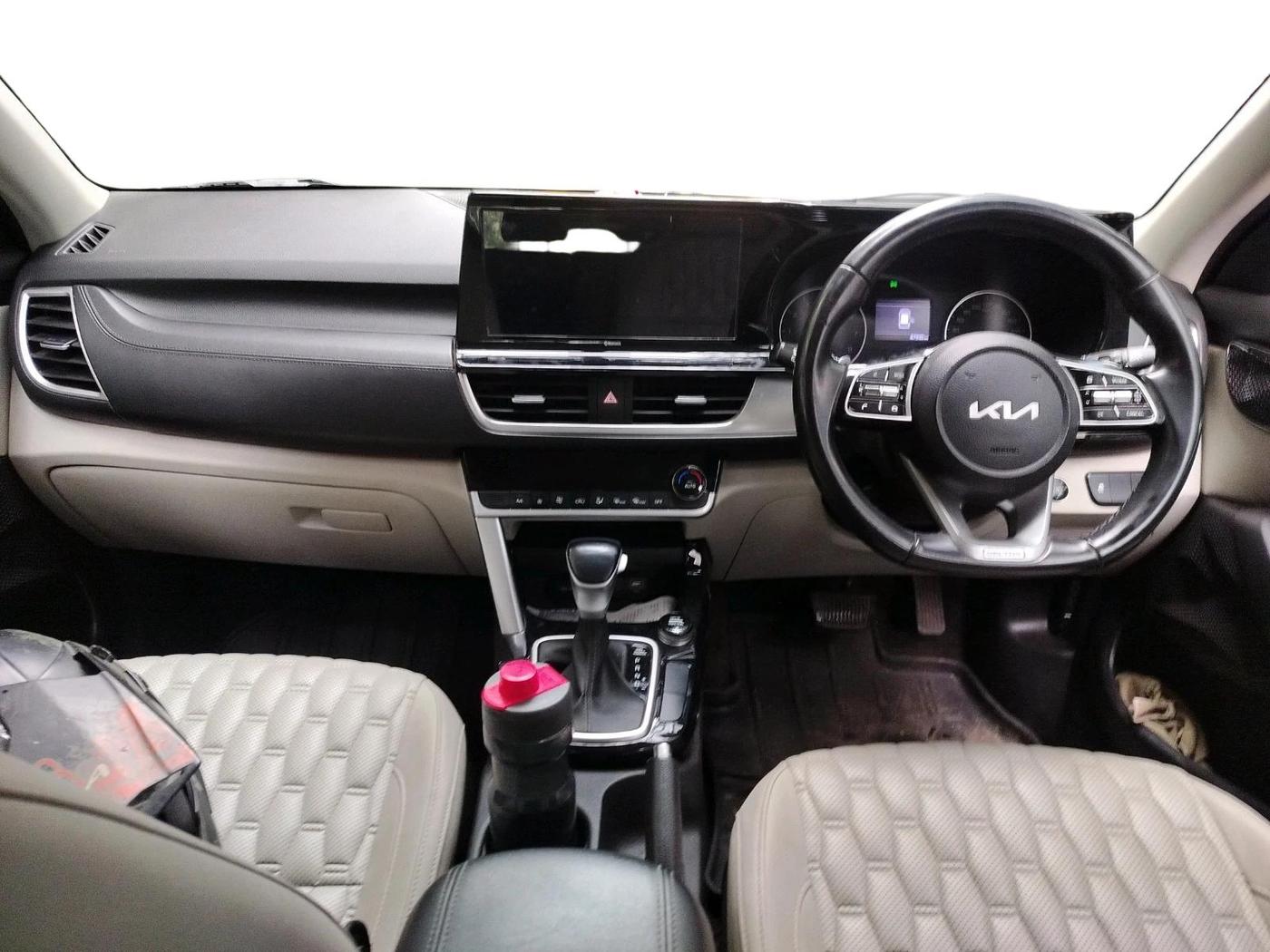 2022 KIA SELTOS HTX 1.5 CVT PETROL, Petrol, Automatic, 47,395 km, interior