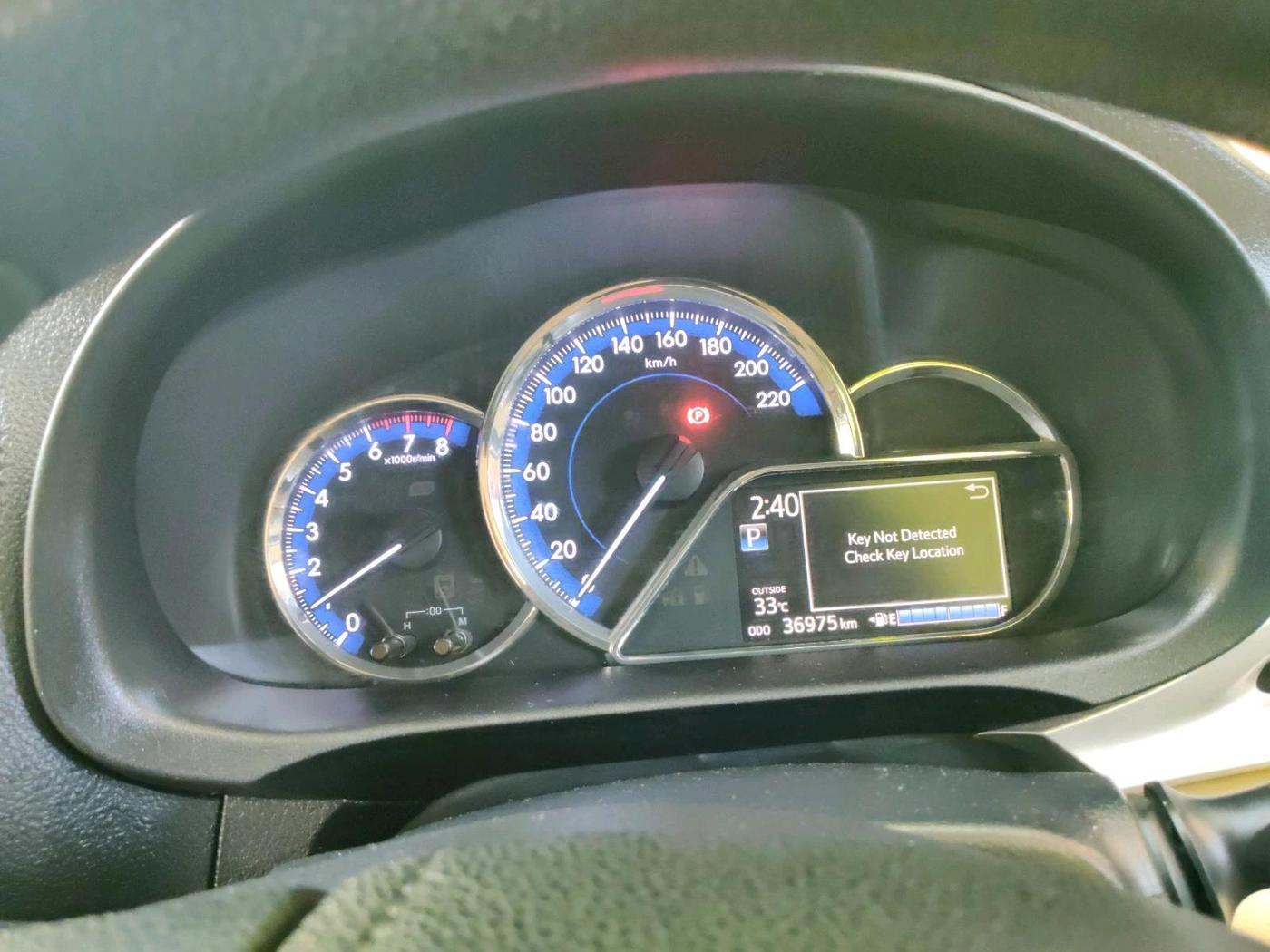 2018 Toyota YARIS G CVT, Petrol, Automatic, 36,975 km, interior