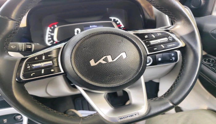 2022 KIA SONET HTX 1.0 IMT, Petrol, Manual, 27,615 km, interior