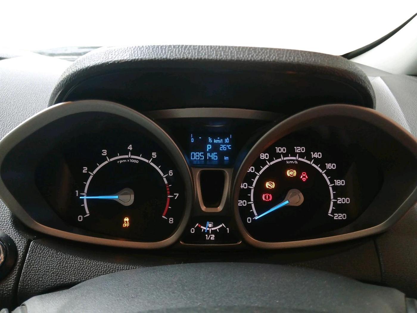 2016 Ford Ecosport TITANIUM 1.5L PETROL AT, Petrol, Automatic, 85,146 km, interior