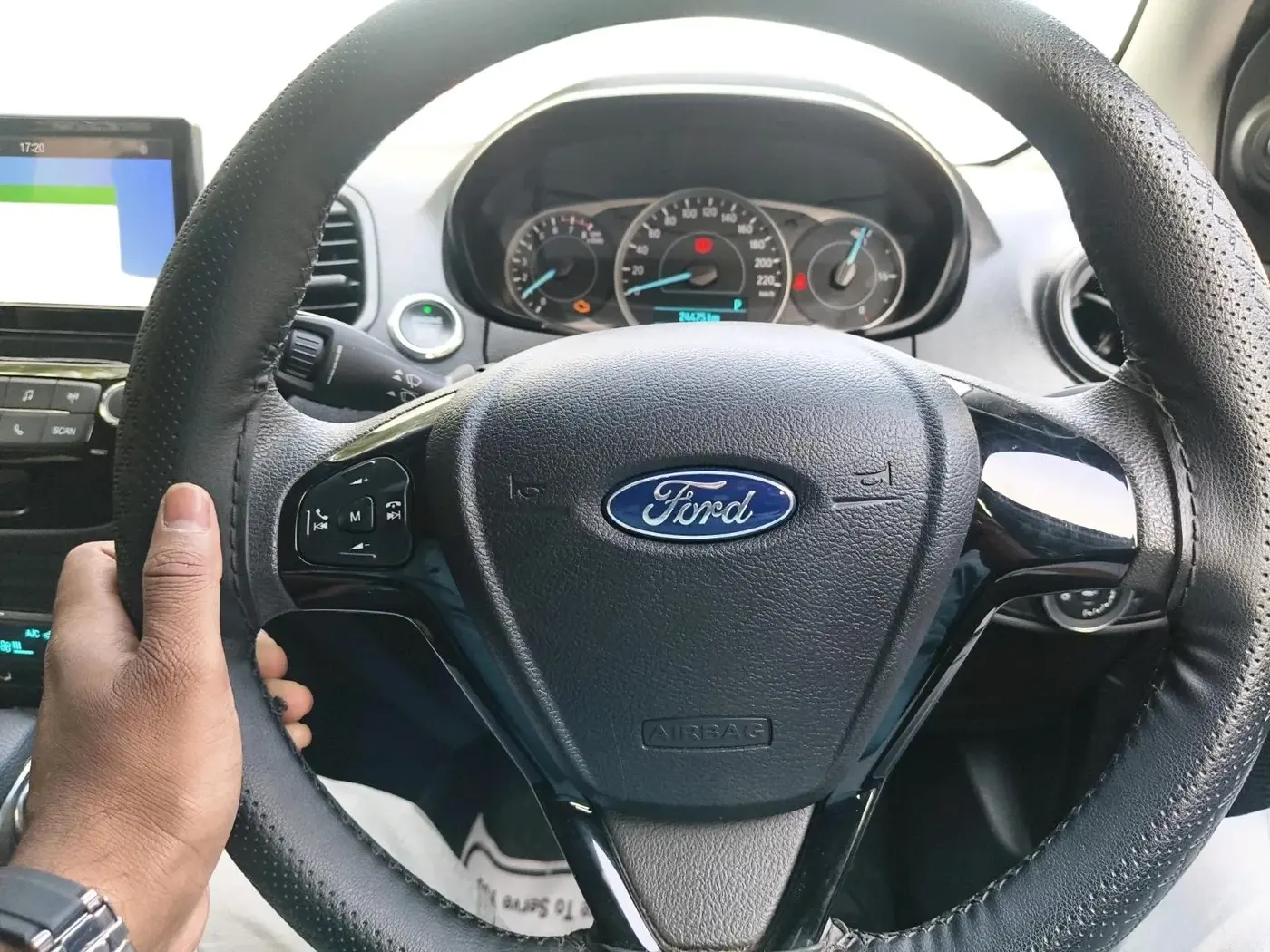 2021 Ford New Figo TITANIUM PLUS 1.2 PETROL AT, Petrol, Automatic, 24,475 km, interior
