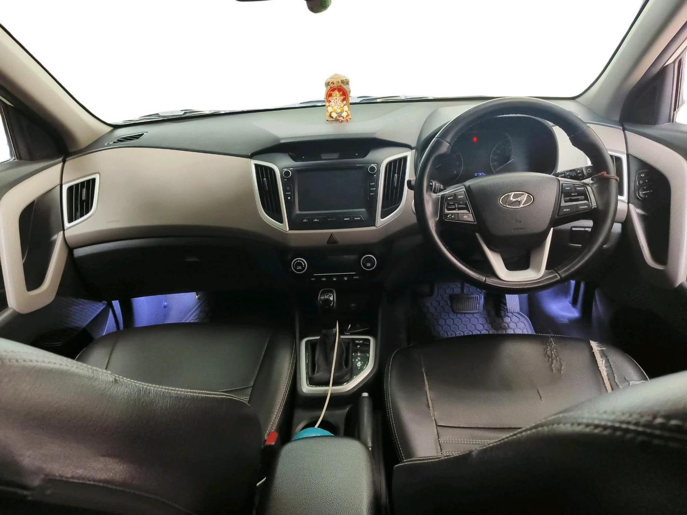 2019 Hyundai Creta SX AT 1.6 PETROL, Petrol, Automatic, 1,07,305 km, interior