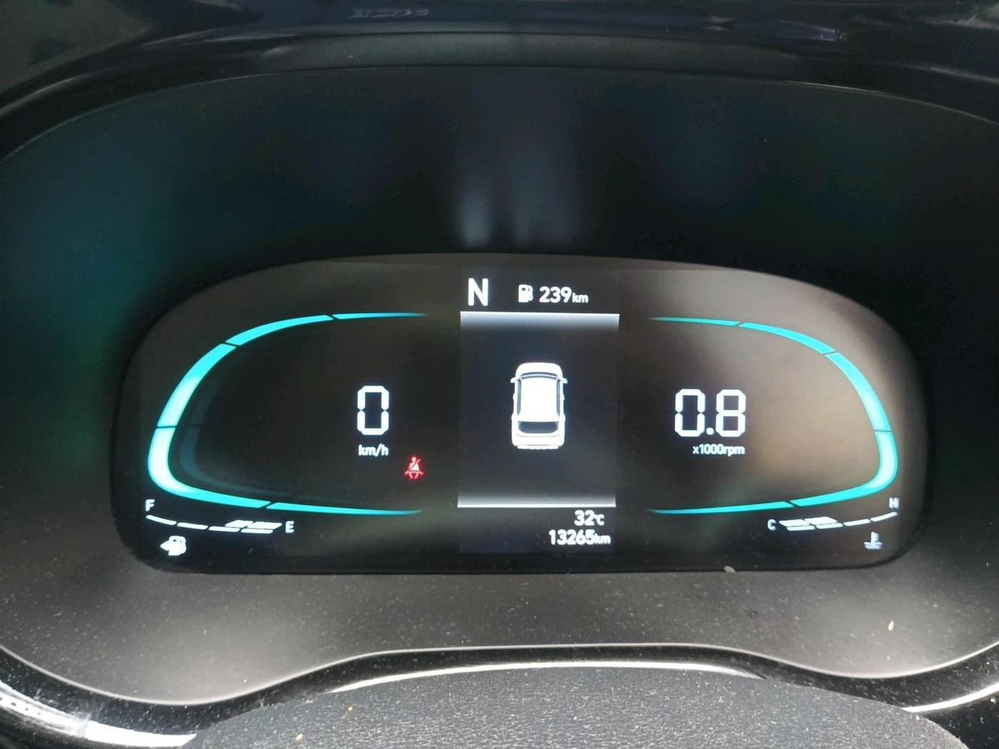 2024 Hyundai EXTER SX(O) CONNECT 1.2 AMT DUAL TONE, Petrol, Automatic, 13,265 km, interior
