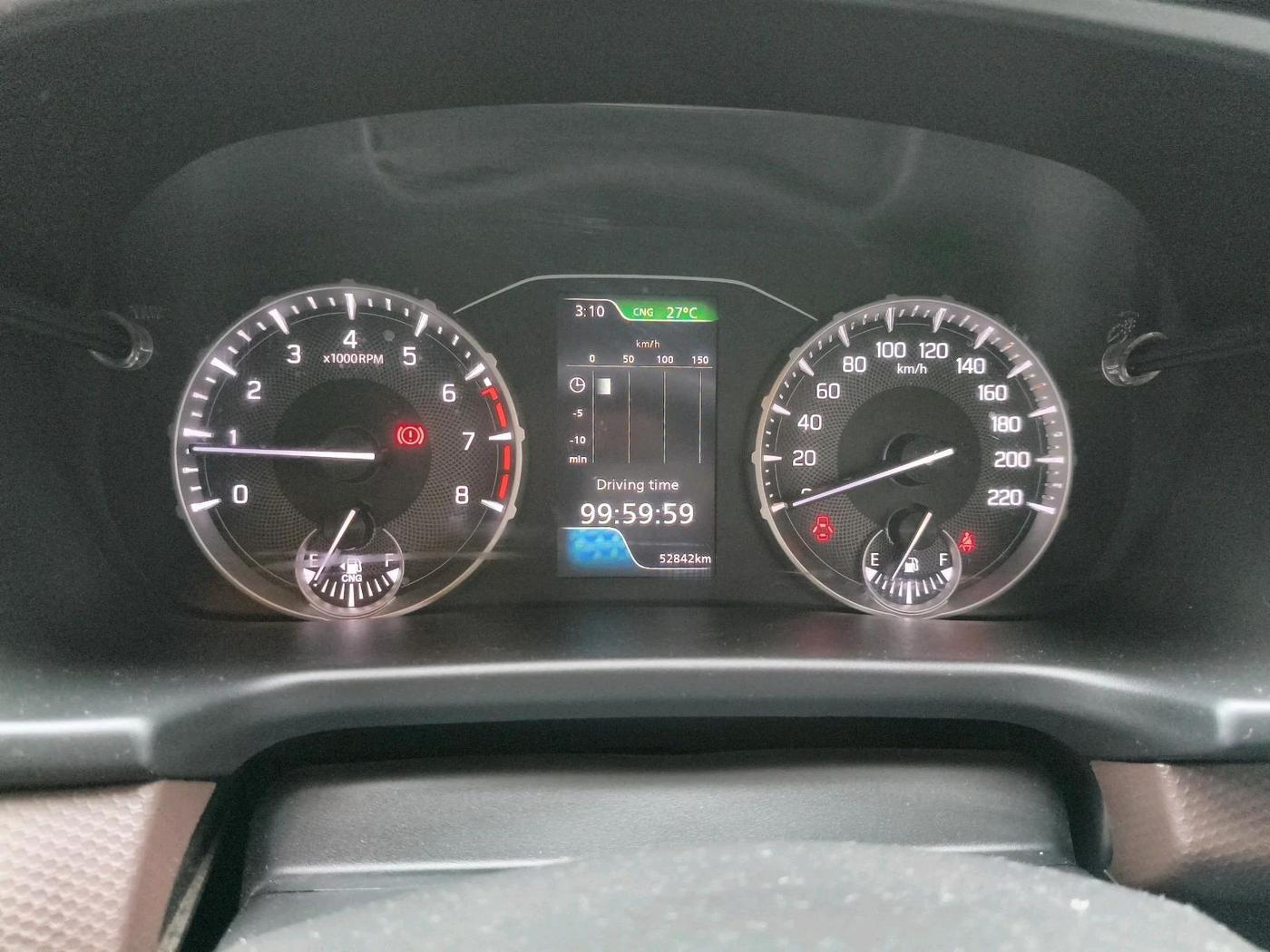 2023 Maruti BREZZA ZXI S-CNG, CNG, Manual, 52,842 km, interior