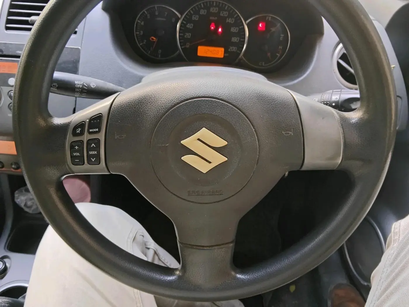 2009 Maruti Swift Dzire ZXI, Petrol, Manual, 1,24,087 km, interior