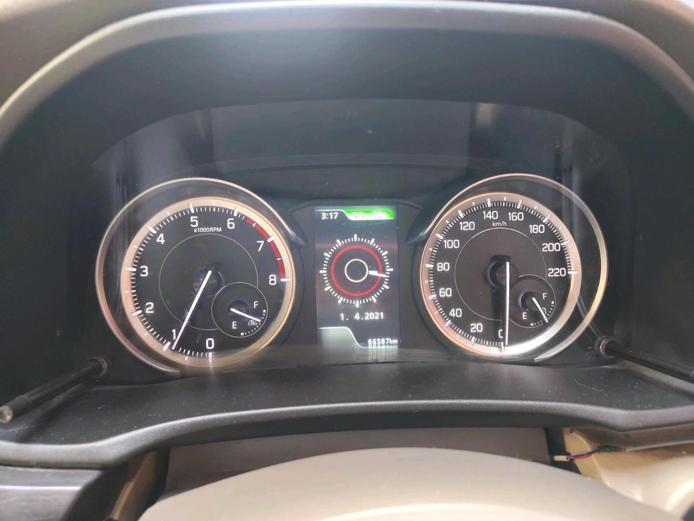 2022 Maruti Ertiga ZXI  CNG, CNG, Manual, 66,587 km, interior