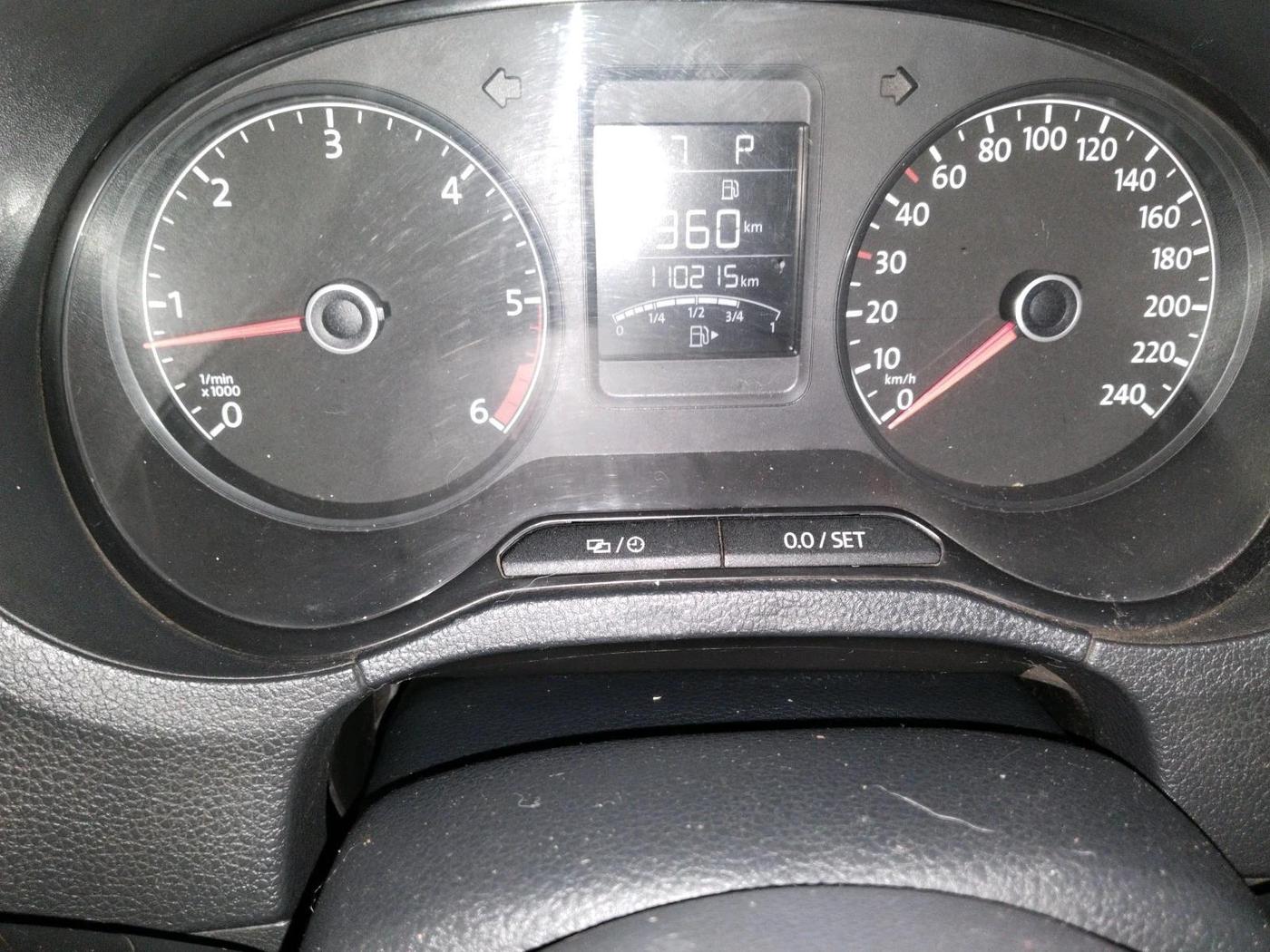 2019 Volkswagen Ameo HIGHLINE PLUS 1.5L AT 16 ALLOY, Diesel, Automatic, 1,10,215 km, interior