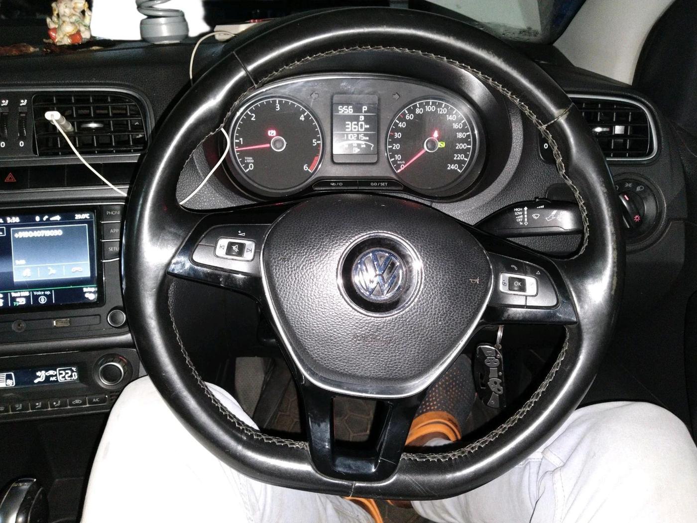 2019 Volkswagen Ameo HIGHLINE PLUS 1.5L AT 16 ALLOY, Diesel, Automatic, 1,10,215 km, interior