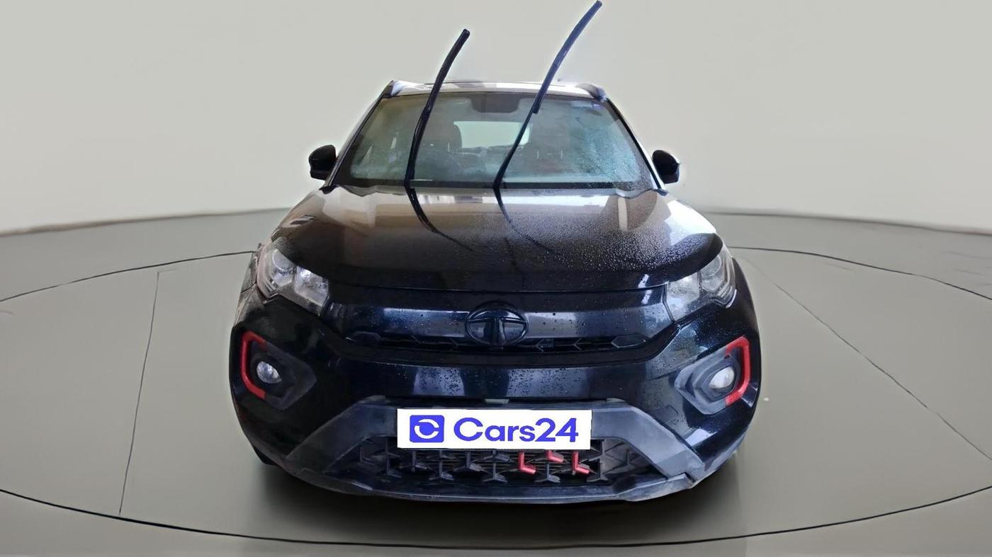 2023 Tata NEXON XZA PLUS LUX SUNROOF RED DARK PETROL, Petrol, Automatic, 28,243 km, exterior