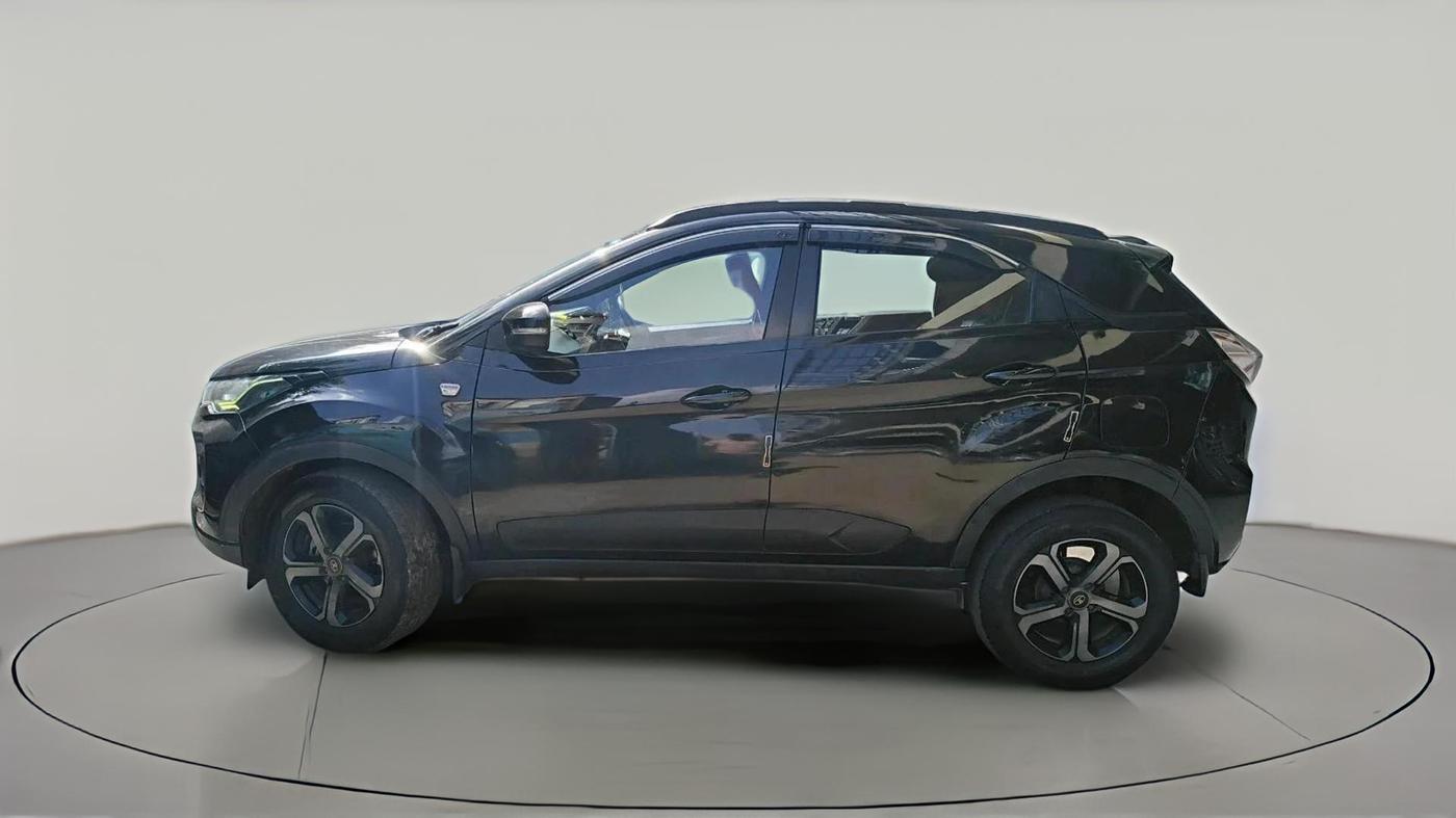 2023 Tata NEXON XZA PLUS LUX SUNROOF RED DARK PETROL, Petrol, Automatic, 28,243 km, exterior