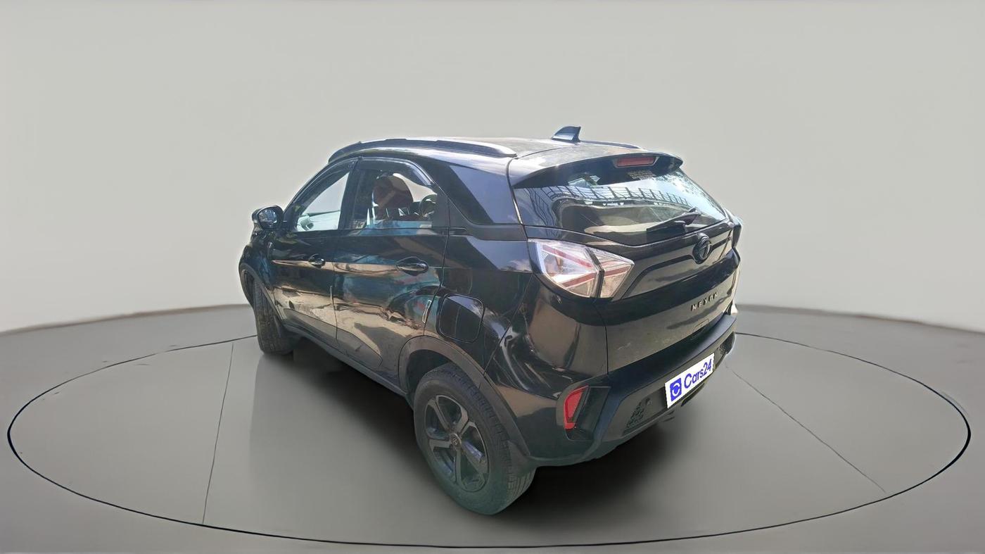 2023 Tata NEXON XZA PLUS LUX SUNROOF RED DARK PETROL, Petrol, Automatic, 28,243 km, exterior