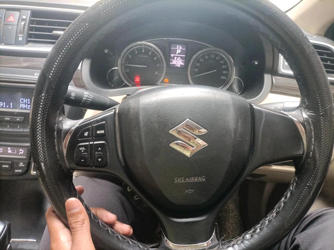 2018 Maruti Ciaz DELTA 1.4 AT PETROL, CNG, Automatic, 1,58,400 km, interior