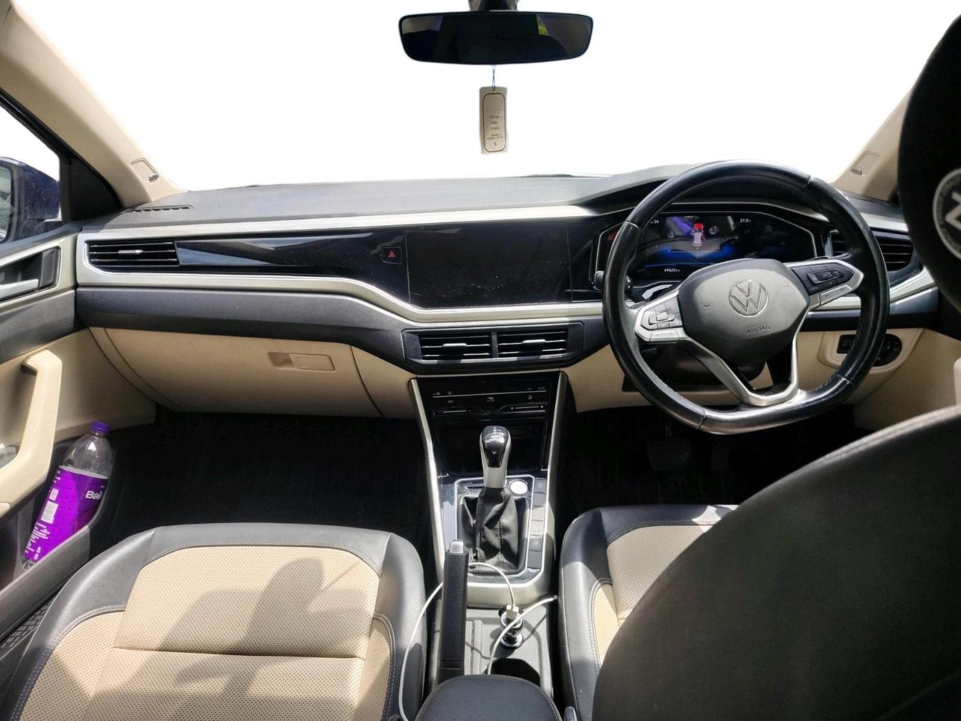 2023 Volkswagen VIRTUS TOPLINE TSI 1.0 AT, Petrol, Automatic, 49,625 km, interior