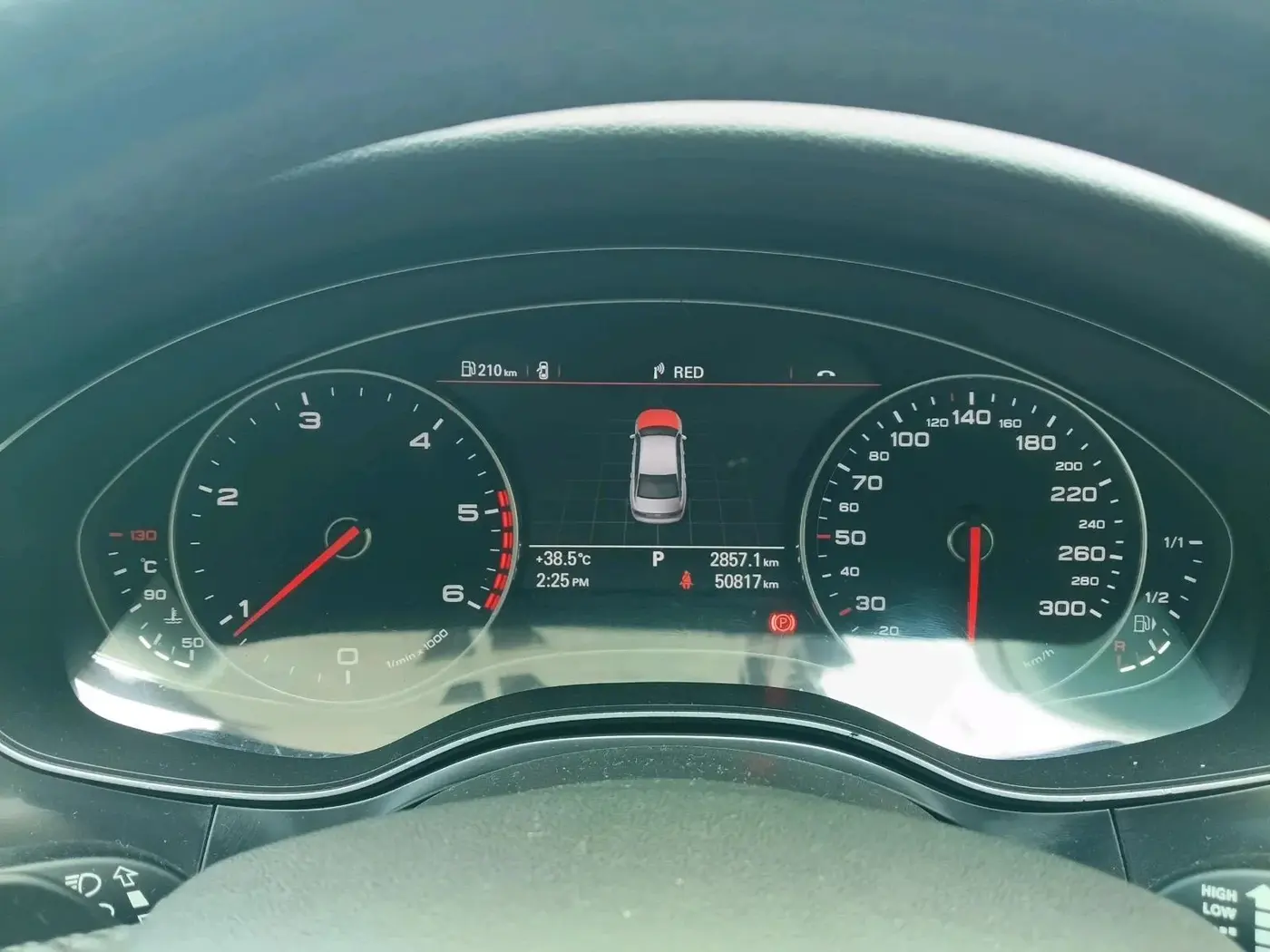 2013 Audi A6 2.0 TDI PREMIUM, Diesel, Automatic, 50,817 km, interior