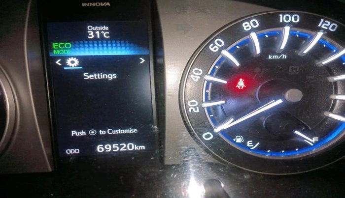 2017 Toyota Innova Crysta 2.4 VX 8 STR, Diesel, Manual, 69,520 km, interior