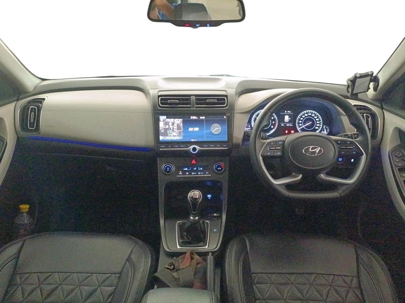 2020 Hyundai Creta SX 1.5 PETROL, Petrol, Manual, 1,00,115 km, interior