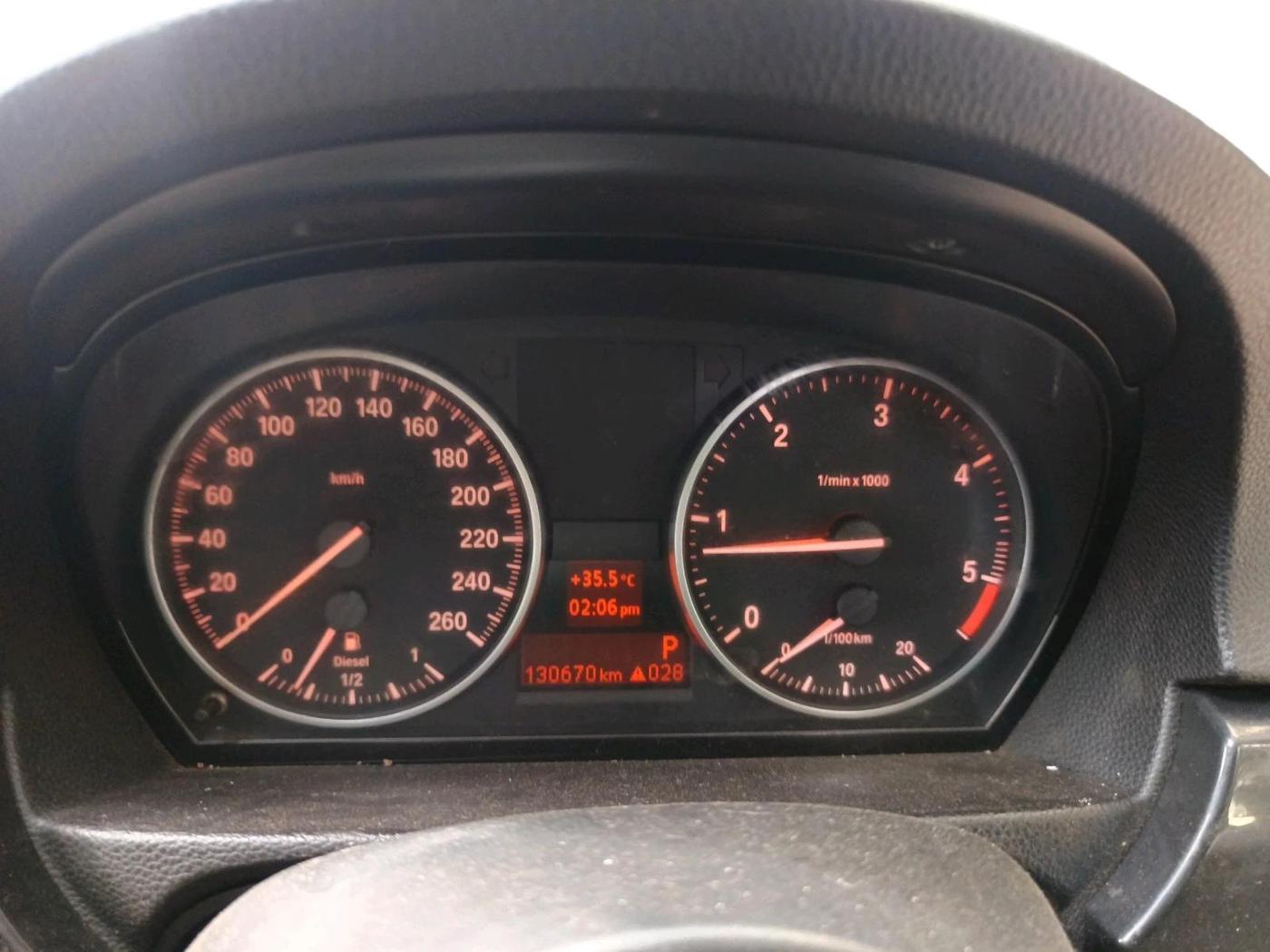2012 BMW 3 Series 320d, Diesel, Automatic, 1,30,670 km, interior