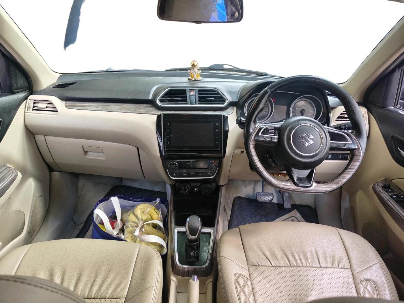 2020 Maruti Dzire ZXI AMT, CNG, Automatic, 1,03,850 km, interior