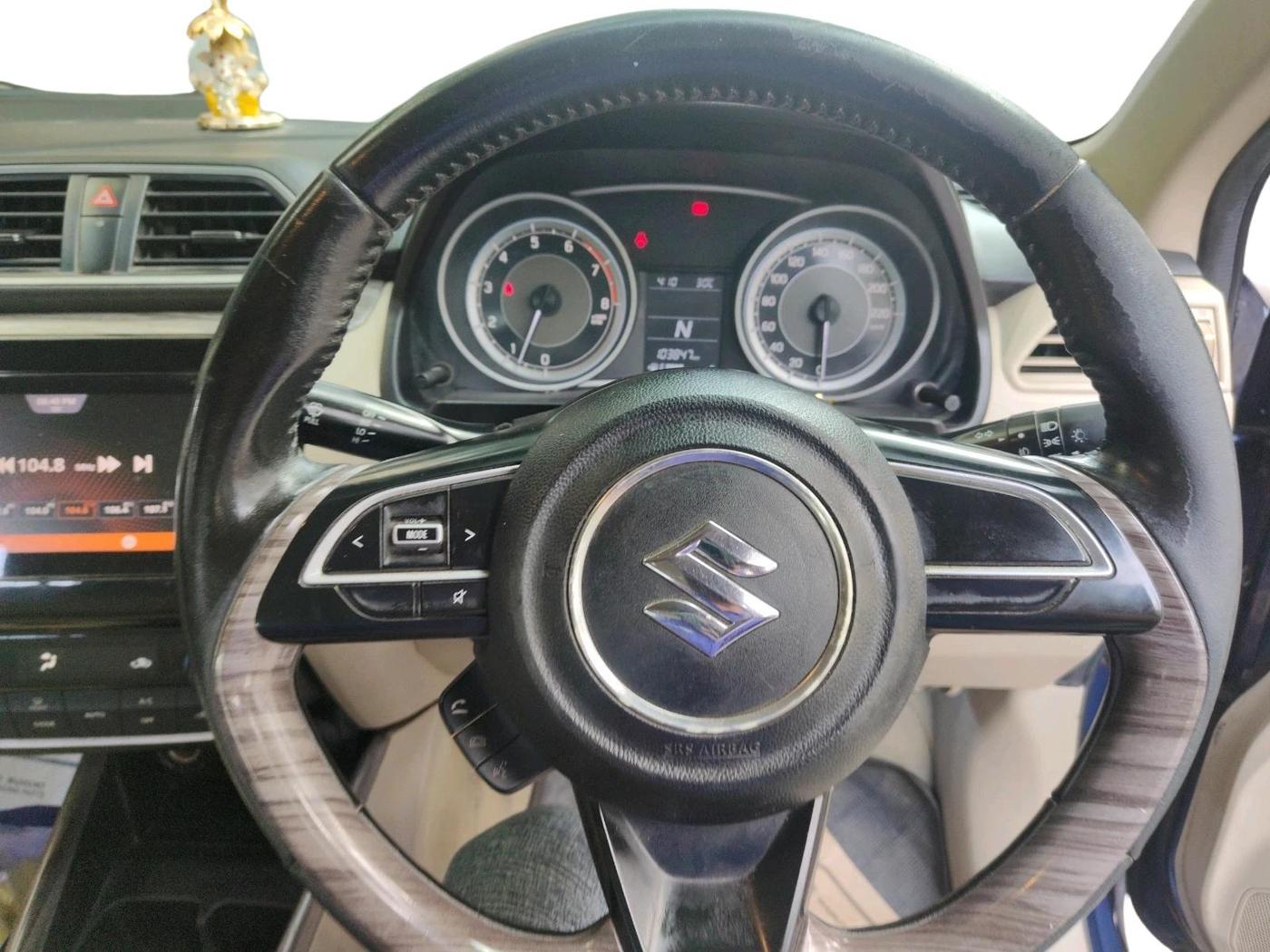 2020 Maruti Dzire ZXI AMT, CNG, Automatic, 1,03,850 km, interior