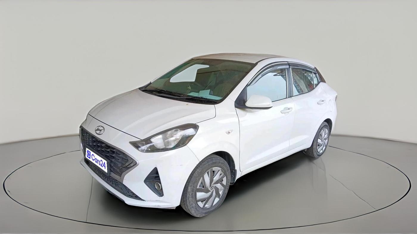 2021 Hyundai AURA S 1.2 CNG, CNG, Manual, 60,389 km, exterior