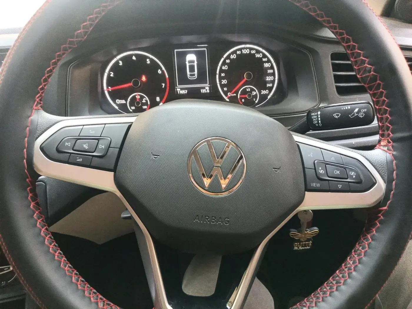 2023 Volkswagen VIRTUS COMFORTLINE TSI 1.0 MT, Petrol, Manual, 11,088 km, interior