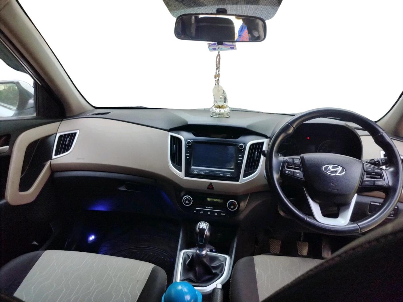 2018 Hyundai Creta SX 1.6 PETROL, Petrol, Manual, 52,376 km, interior