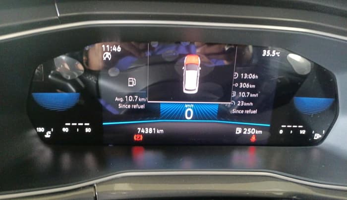 2023 Volkswagen TAIGUN TOPLINE 1.0 TSI MT, Petrol, Manual, 74,381 km, interior