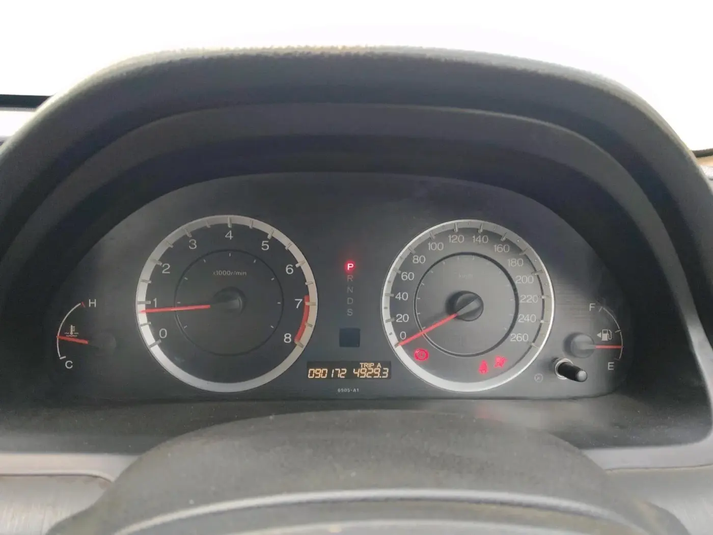 2011 Honda Accord 2.4L I-VTEC AT, CNG, Automatic, 90,172 km, interior