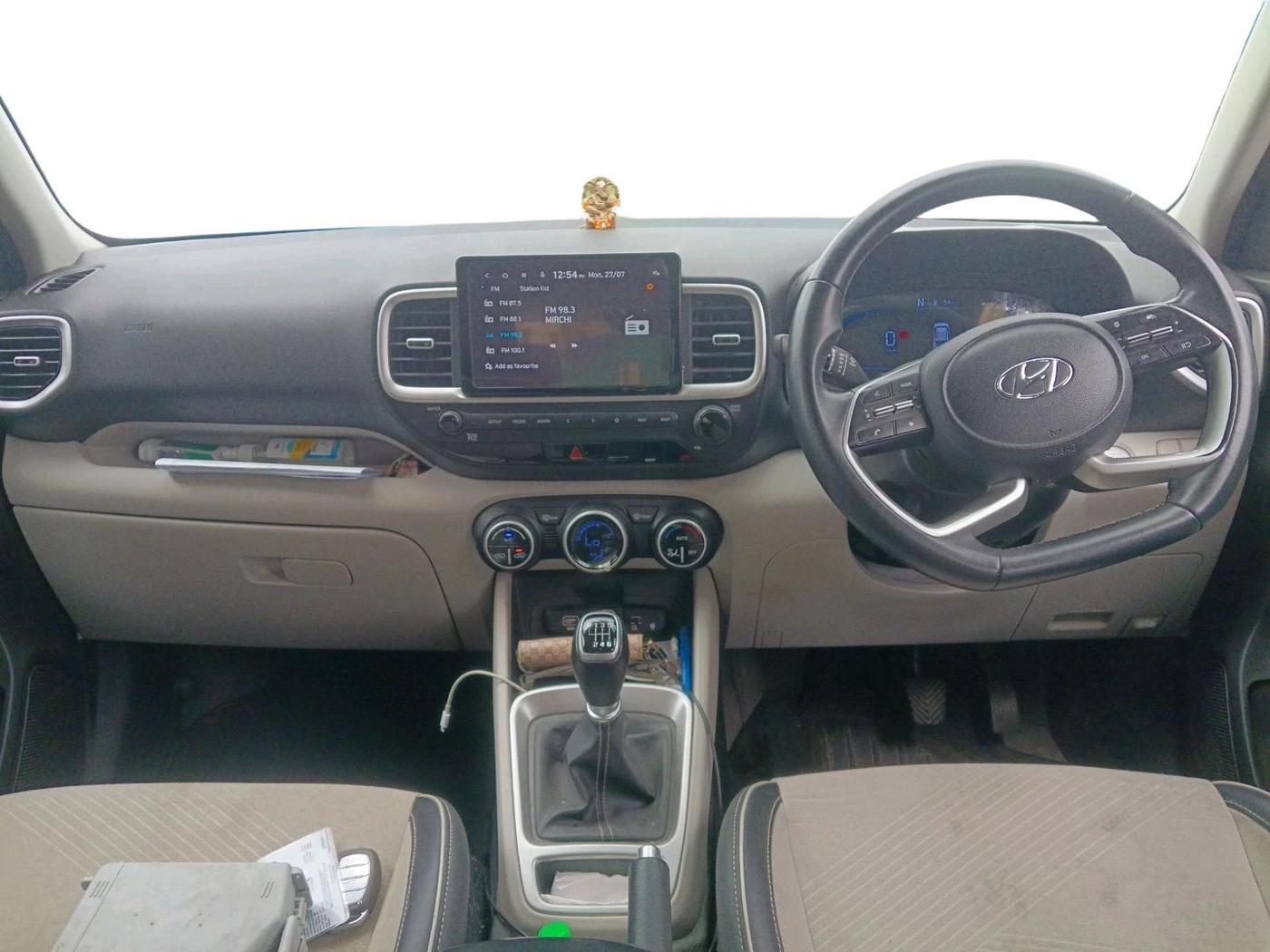 2022 Hyundai VENUE SX 1.0 (O) TURBO IMT, Petrol, Manual, 59,854 km, interior